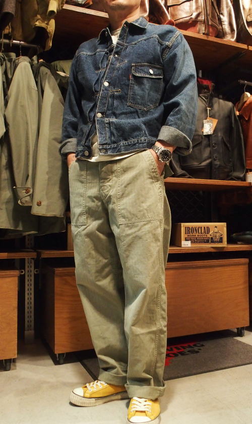 WAREHOUSE [Lot.1210＆Lot.1212 MILITARY PANTS]/モデルカット！ BLOG スリーエイト｜ウエアハウス,Lee,ラングラー,トイズマッコイ,コリンボ