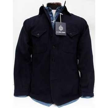 WOOL C.P.O. JACKET by US NAVAL ACADEMY×WAREHOUSE Jr.BLOG2 スリー